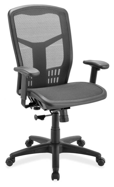 Cool Mesh High Back Chair with Black Frame by Office Source