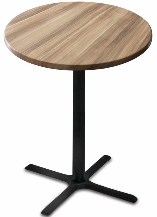 30in Height, 30in Round in Door/Outdoor Table with X Base by Office Source