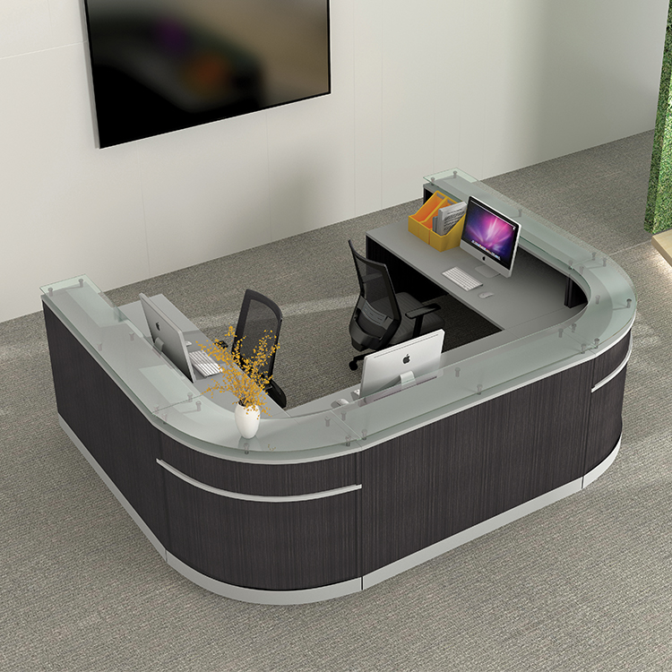 U-Shaped Reception Desk by Office Source