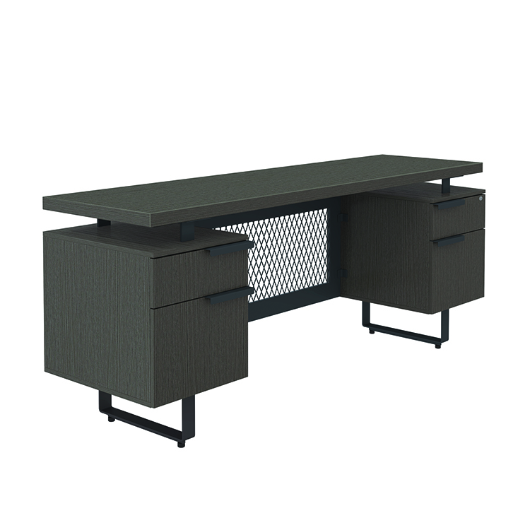 72in x 24in Double Pedestal Credenza Desk by Office Source