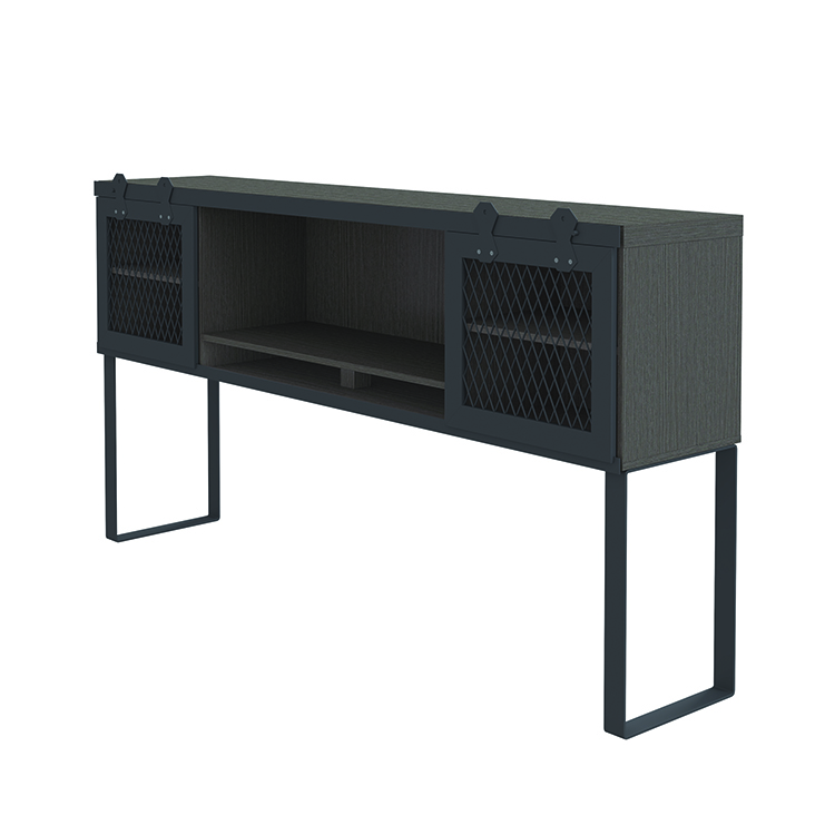 72in Desk Mount Hutch with Metal Legs by Office Source