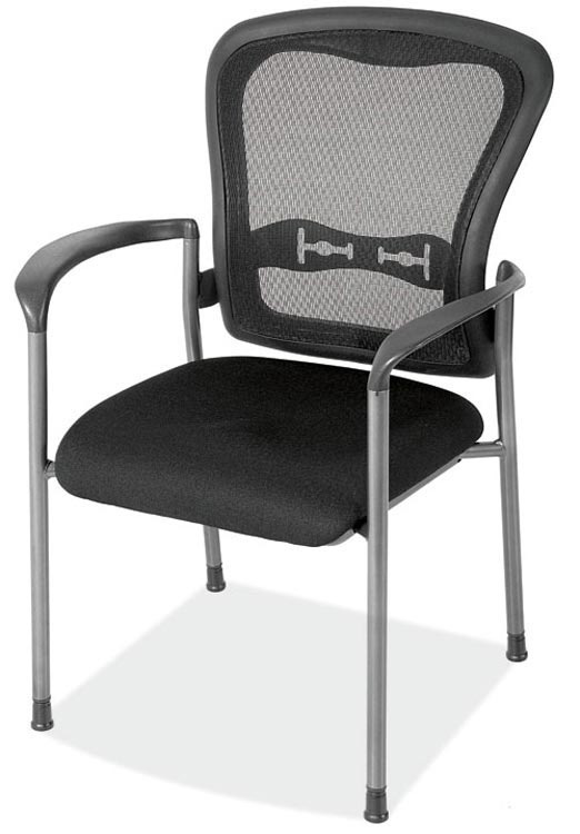 Mesh Back Guest Chair with Arms by Office Source