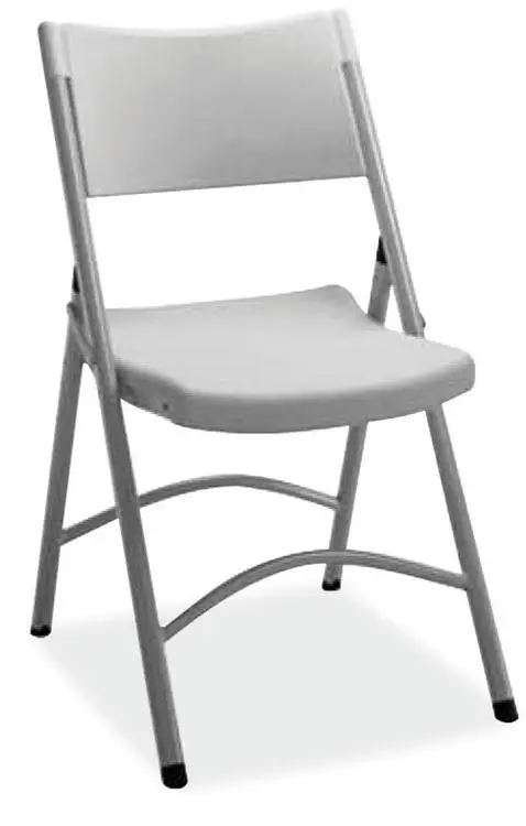 Blow Molded Folding Chairs Plastic Blow-Molded Folding Chair, 4PK