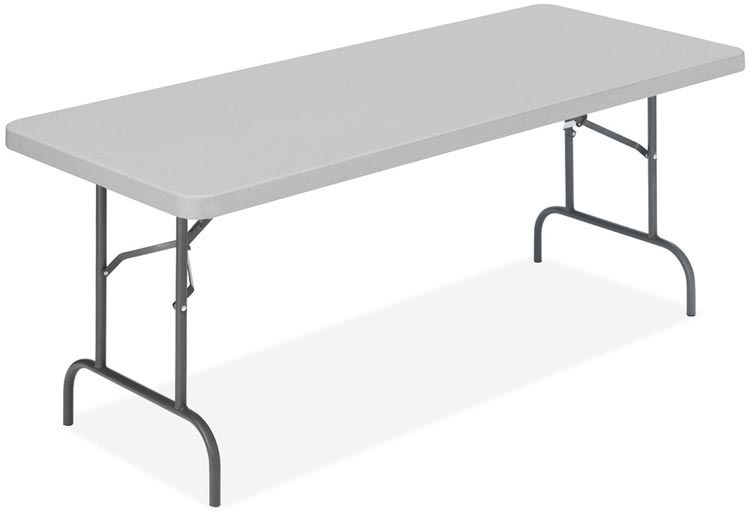 8ft x 30in Blow Mold Folding Table by Office Source