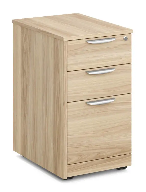 3 Drawer Mobile File Cabinet 16in W x 23in D x 29in H by Office Source