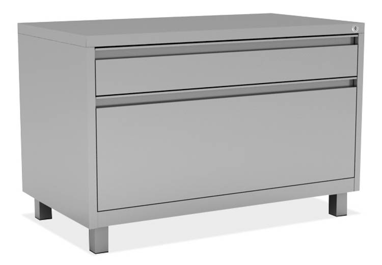 2 Drawer Lateral File Cabinet with Casters by Office Source