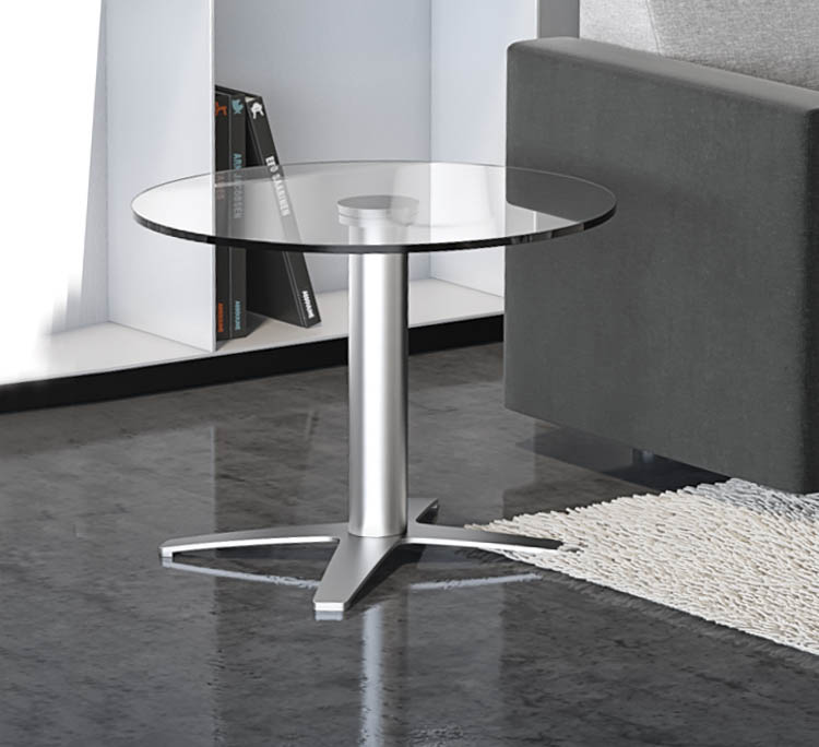 24in Glass Top Coffee Table by Office Source