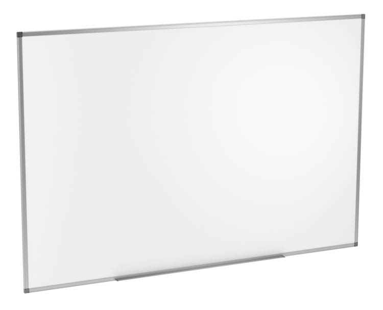 72in W x 48in H Magnetic Steel Dry Erase White Board by Office Source
