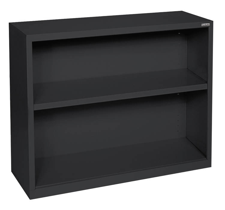 35in W x 30in H - 2 Shelf Steel Bookcase by Office Source