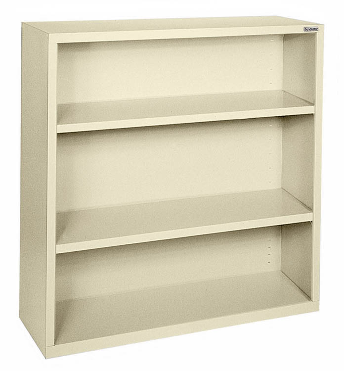 35in W x 42in H - 3 Shelf Steel Bookcase by Office Source