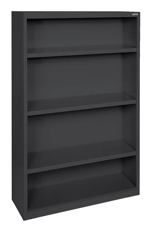 35in W x 52in H - 4 Shelf Steel Bookcase by Office Source