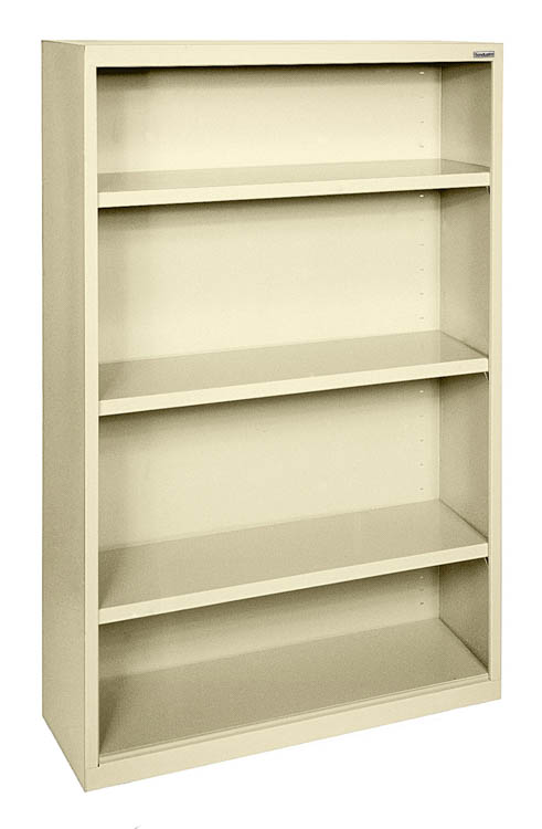 35in W x 52in H - 4 Shelf Steel Bookcase by Office Source