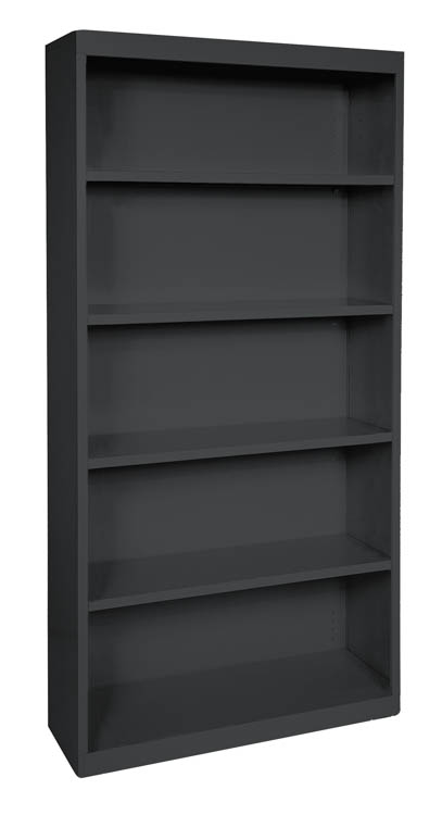 35in W x 72in H - 5 Shelf Steel Bookcase by Office Source