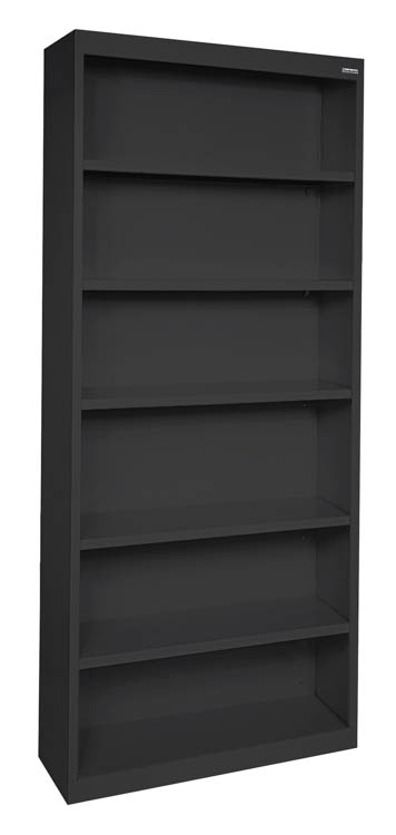 35in W x 82in H - 6 Shelf Steel Bookcase by Office Source