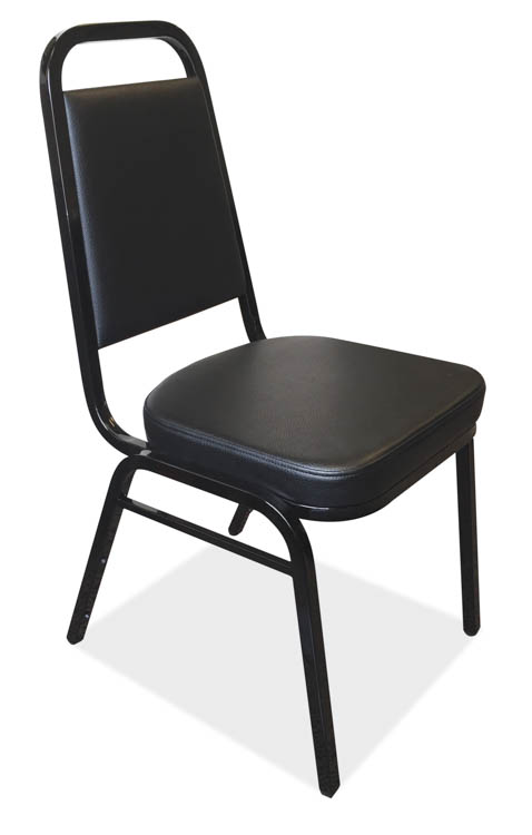 Square Back Stacker Chair by Office Source