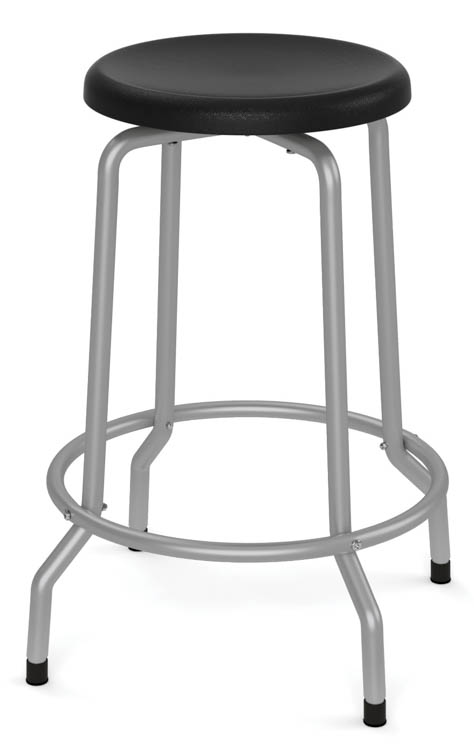 25in H Stool with Footring by Office Source