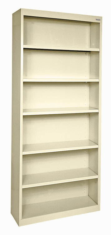 35in W x 82in H - 6 Shelf Steel Bookcase by Office Source