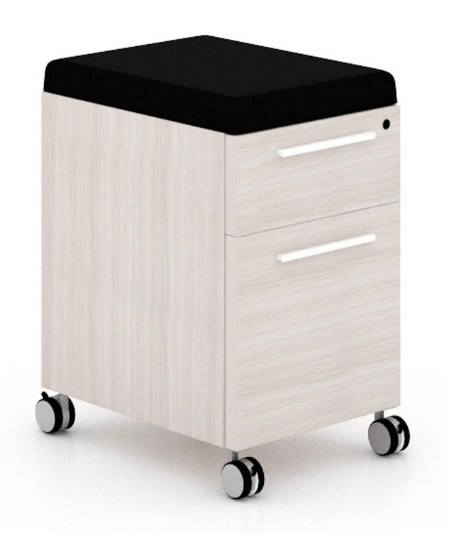 Deluxe Mobile Pedestal (Box / File) - Assembled by Corp Design