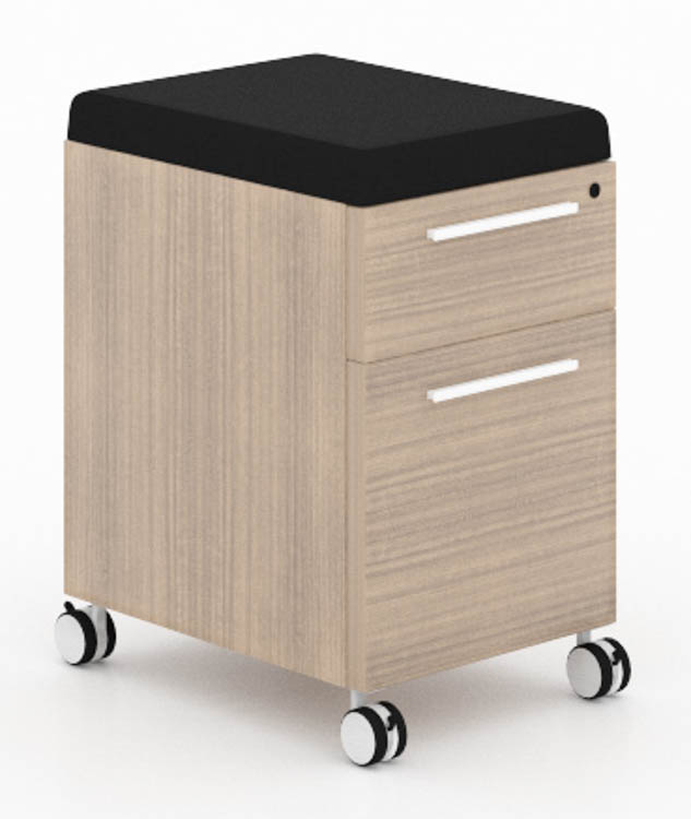 Deluxe Mobile Pedestal (Box / File) - Assembled by Corp Design