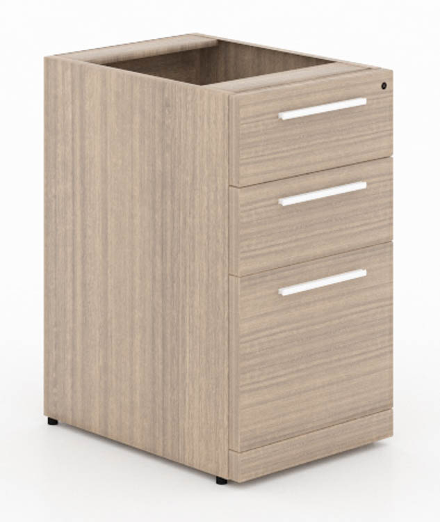Deluxe 3 Drawer Pedestal (Box / Box / File) - Assembled by Corp Design