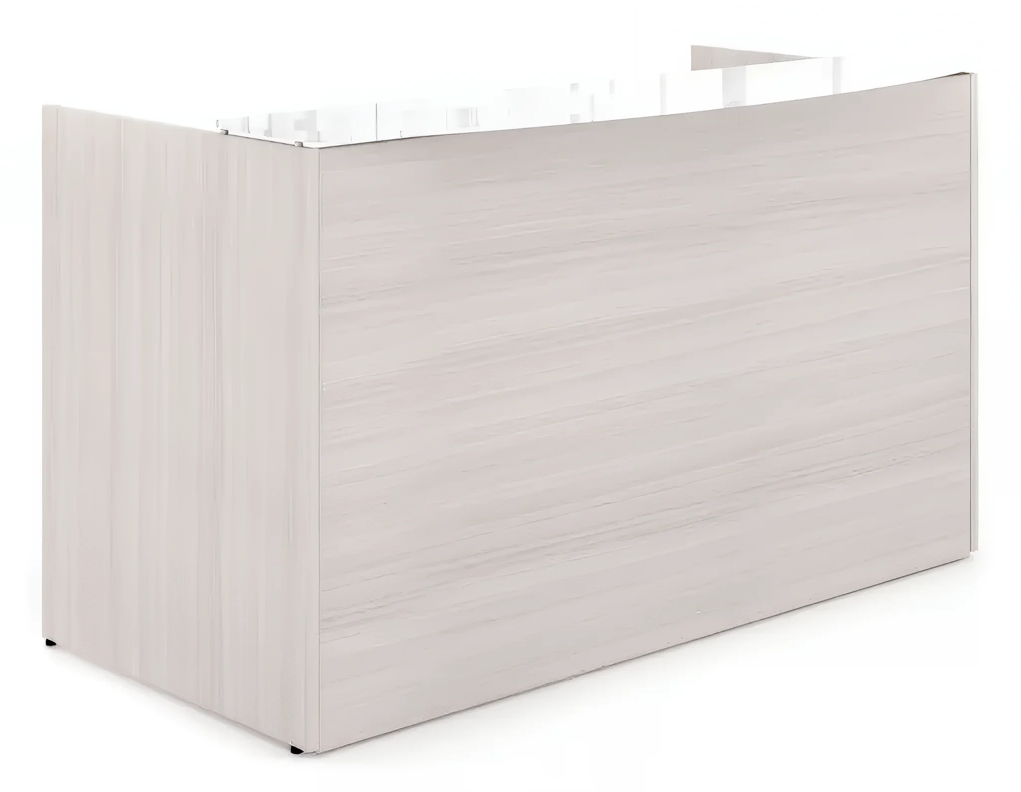 Reception Desk Reception Height 72in W x 36in D with 2 and 3 Drawer Pedestals by Corp Design
