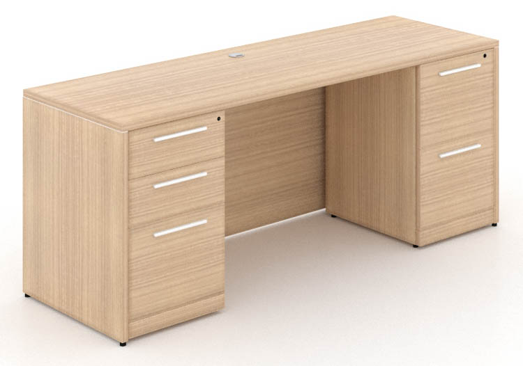 72in x 24in Double Pedestal Credenza by Corp Design