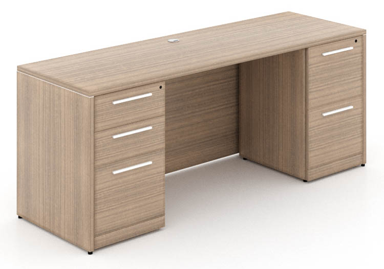 72in x 24in Double Pedestal Credenza by Corp Design