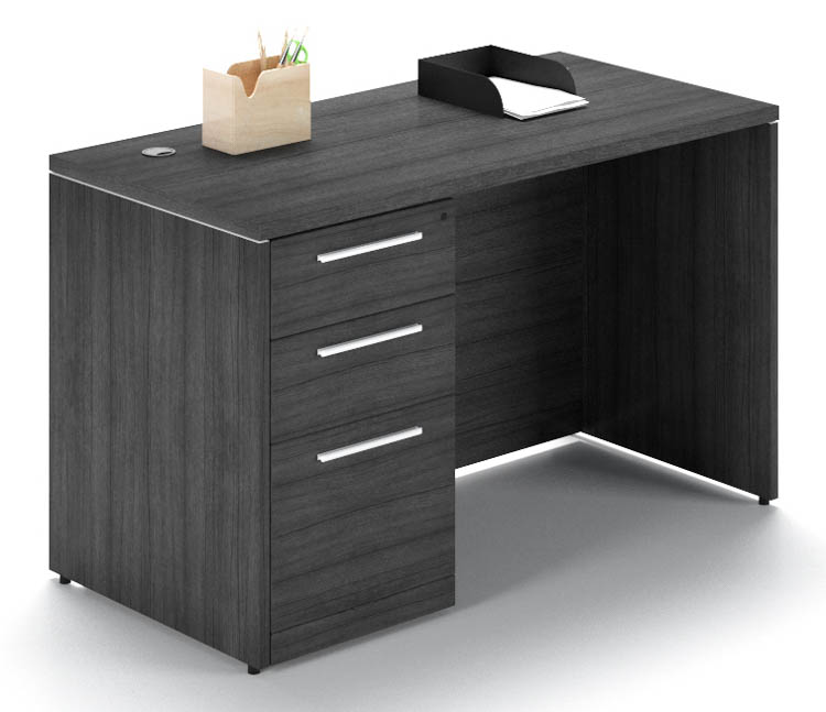 48in x 24in Single Pedestal Desk by Corp Design