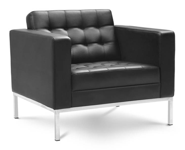 Leather Lounge Chair by Corp Design