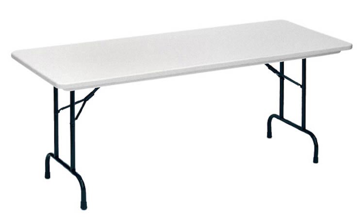 72" x 30" ANTI MICROBIAL Blow Molded Folding Table by Correll