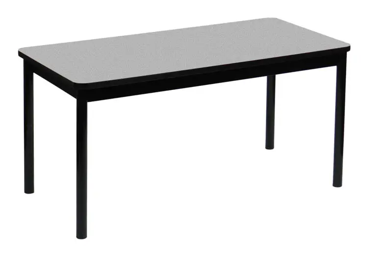 Correll 72'' Rectangular Training Table, Gray Granite (LR2472-15)