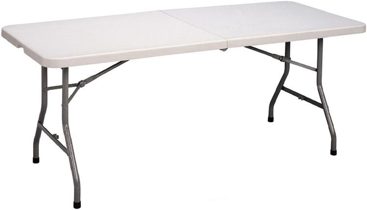 Blow Molded Fold in Half Table by Correll