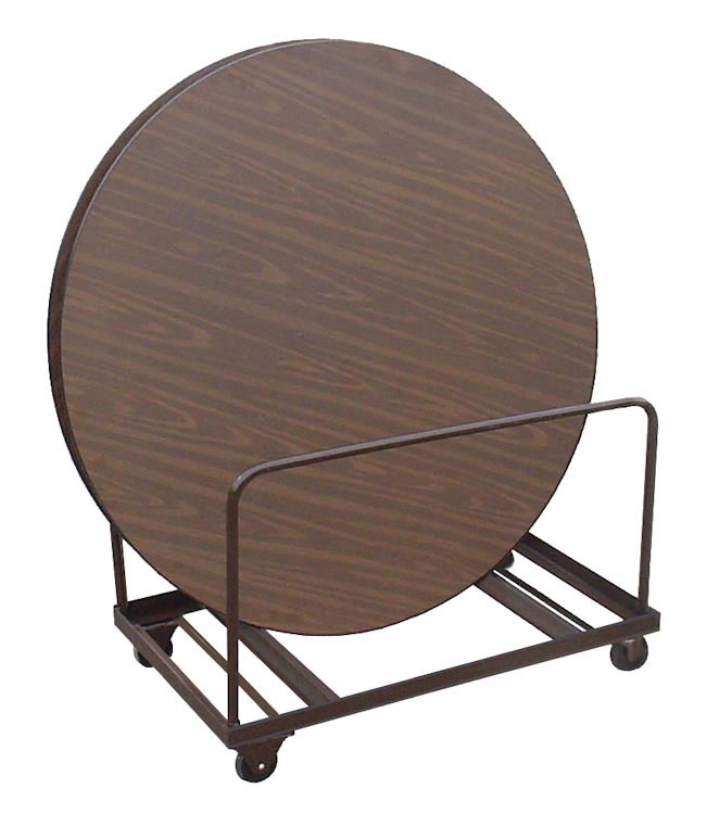 Edge Stacking Round Folding Table Truck by Correll