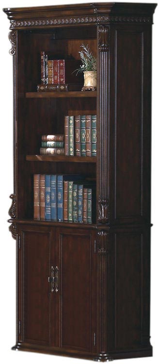 Bookcase with Doors by Coaster Furniture