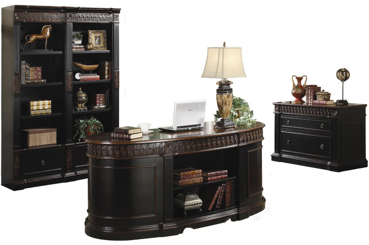 Three Piece Executive Office Set by Coaster Furniture