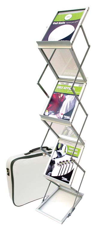 Magazine Size Portable Literature Display by Deflecto