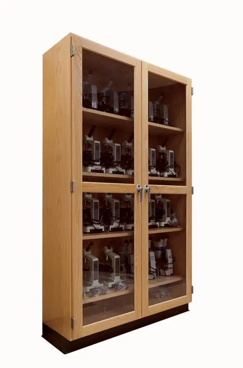Storage Cabinet 48in W x 16in D x 84in H with Three Point Locking Handles by Diversified Woodcrafts