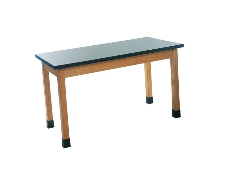 DWI Diversified Woodcrafts School Classroom Rectangular Science Lab Table, 48 x 24, Oak (P7106K30N) | Quill