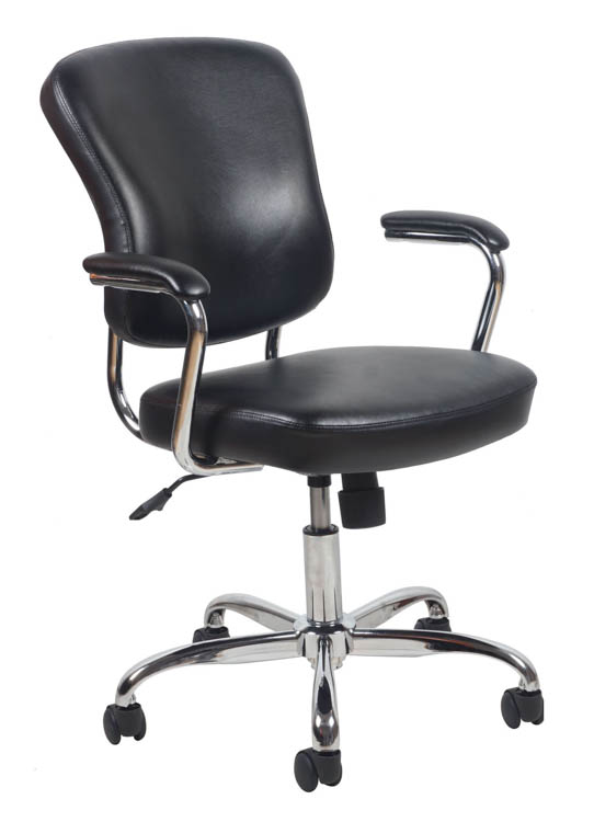 Mid Back Leather Chair by OFM Essentials