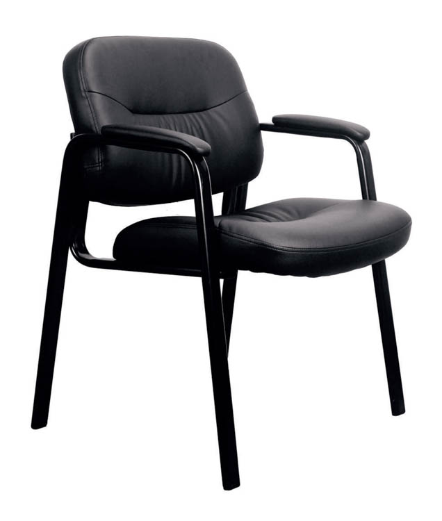 Executive Leather Side Chair by OFM Essentials
