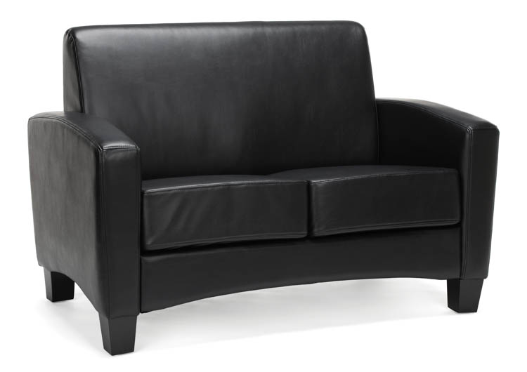 Traditional Leather Loveseat by OFM Essentials