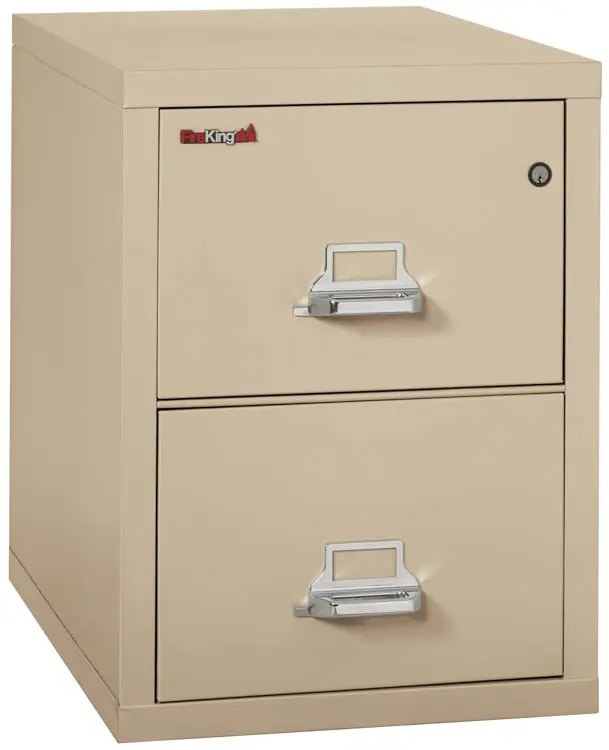 Fireproof File Cabinet 18in W x 32in D x 28in H with 1-Hour Fire Rating by FireKing