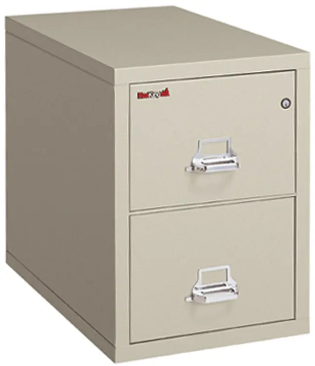 Fireproof File Cabinet 21in W x 32in D x 28in H with Lock by FireKing