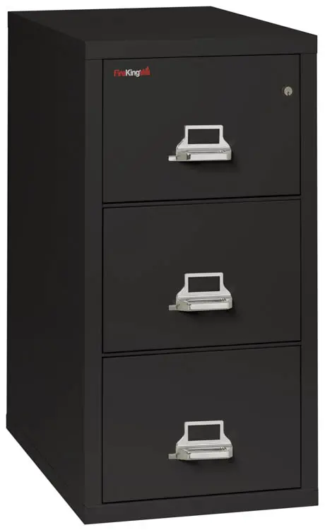 Fireproof File Cabinet 18in W x 32in D x 40in H with Lock by FireKing