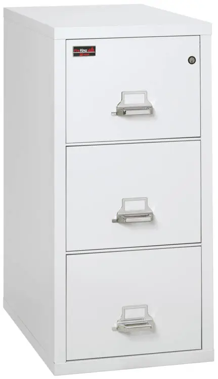 Fireproof File Cabinet 19in W x 31in D x 43in H with Key Lock by FireKing