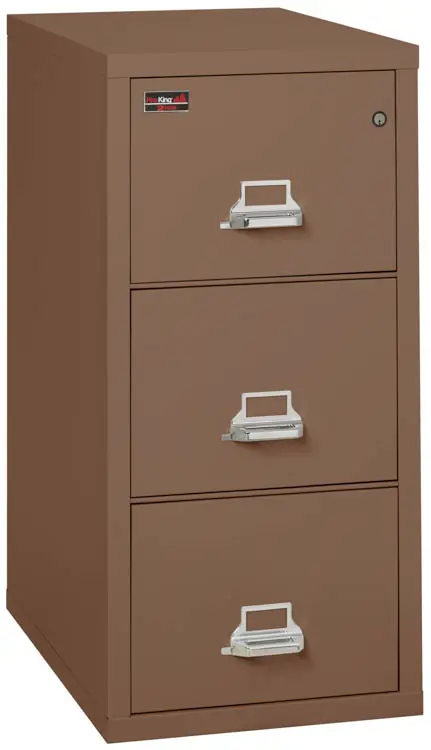 Fireproof File Cabinet 21in W x 32in D x 43in H with Key Lock by FireKing