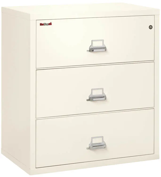 Fireproof File Cabinet 37in W x 22in D x 40in H with Lock by FireKing