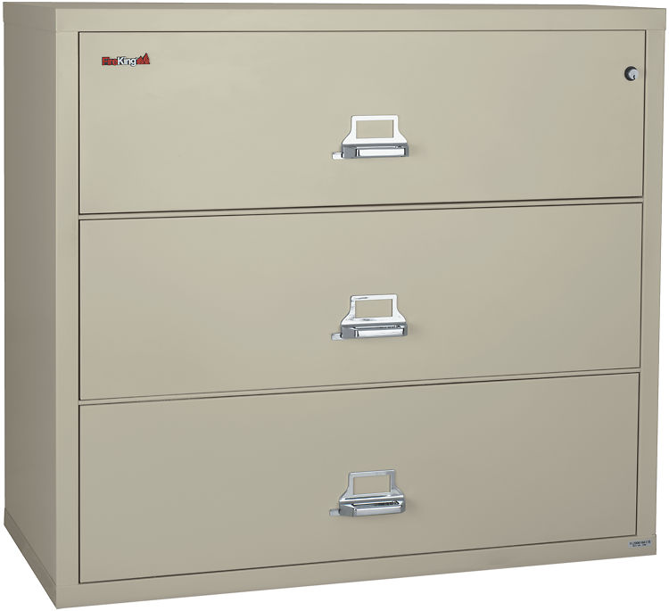 3 Drawer 44"W Fireproof Lateral File by FireKing