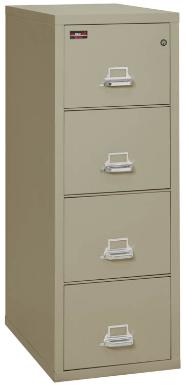 2 Hour 4 Drawer Letter Size Fireproof File by FireKing