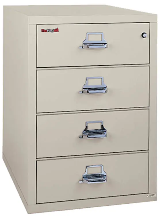 Fireproof File Cabinet 25in W x 32in D x 36in H with 1-Hour Fire Rating by FireKing